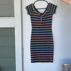 Popular 21 Striped dress in small